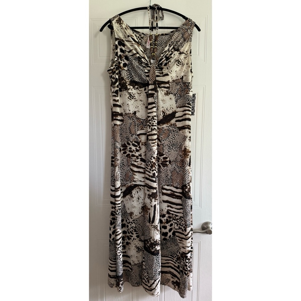 Le Grenier Tribal Print Maxi Dress